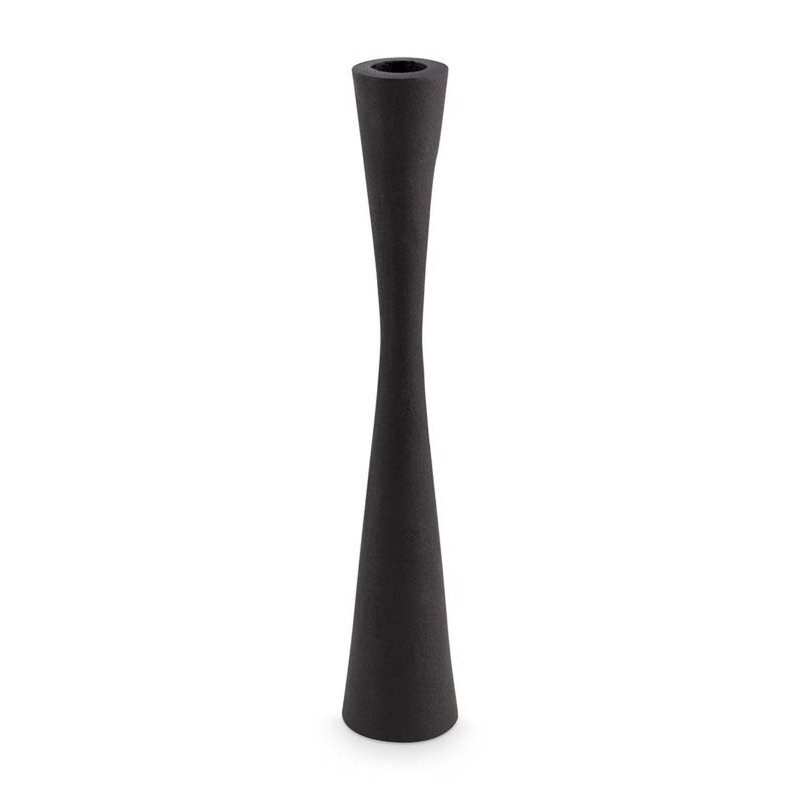 Kandelaar Metaal Zwart 30cm