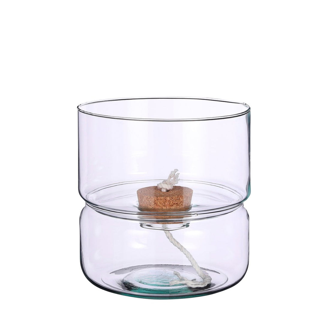 Bloempot met Bewateringssysteem Elements - H22 x Ø19 cm - Glas