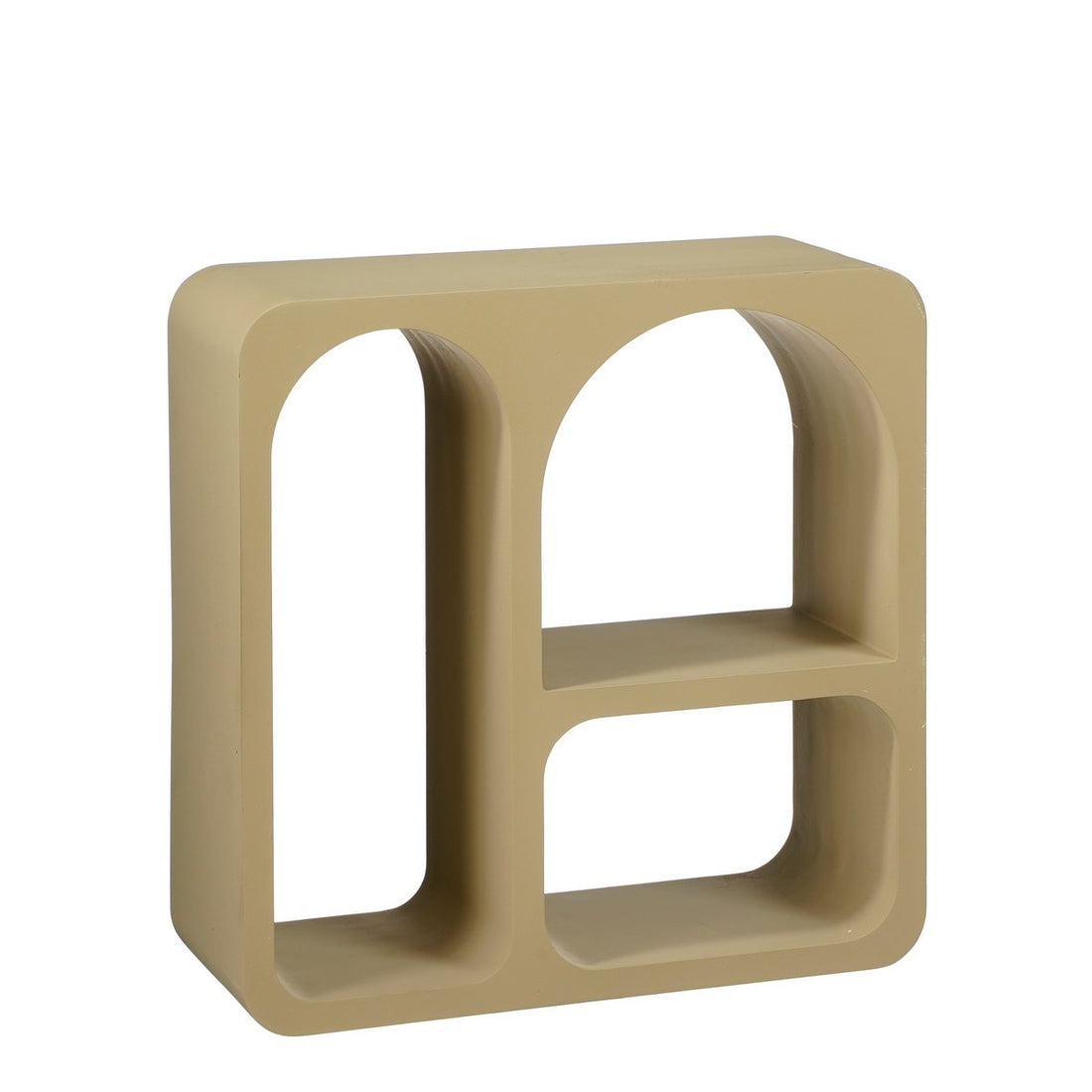 Wandkast Taupe Frati - L40 x B15 x H40 cm - MDF - FSC 100% - Taupe