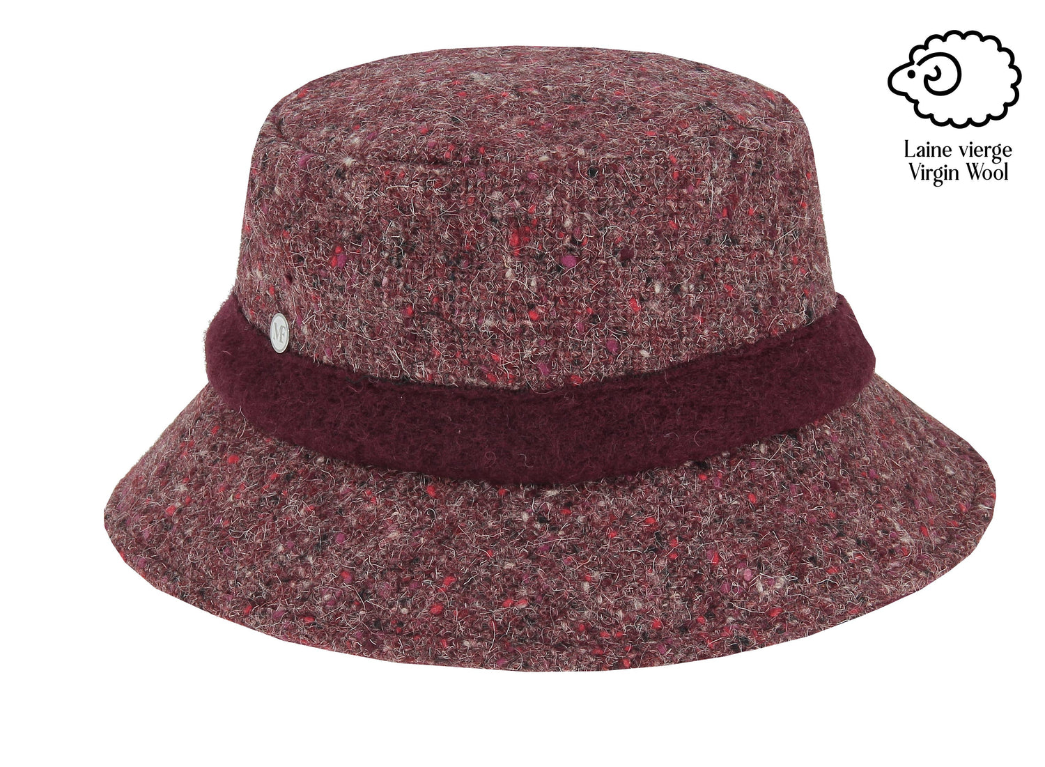 Emmerhoed van Scheerwol Bordeaux
