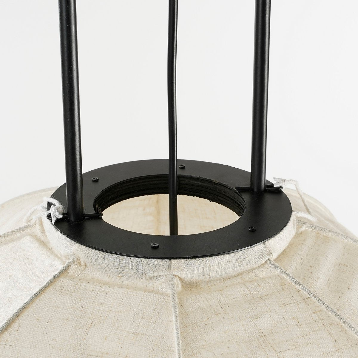 Hanglamp Linnen Pego- H55 x Ø50 cm- Off White