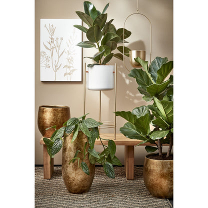 Bloempot Hangend Goud- L24 x B14 x H83 cm - Dexter