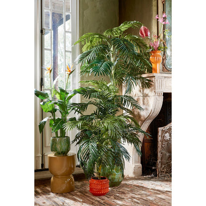 Bloempot Boaz - H19 x Ø22 cm - Keramiek - Oranje