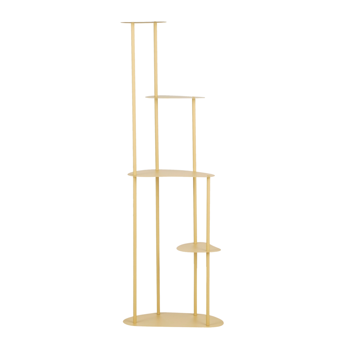 Plantentafel - Metaal - Lichtgeel