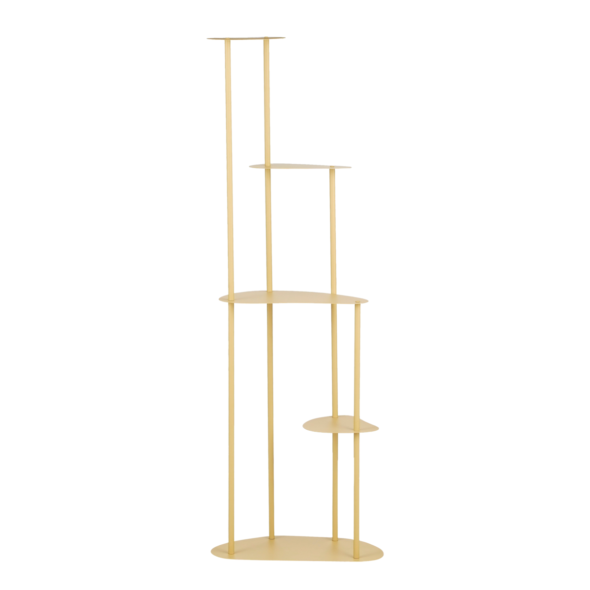 Plantentafel - Metaal - Lichtgeel