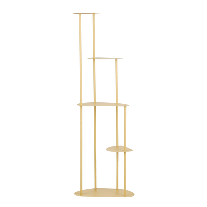 Plantentafel - Metaal - Lichtgeel