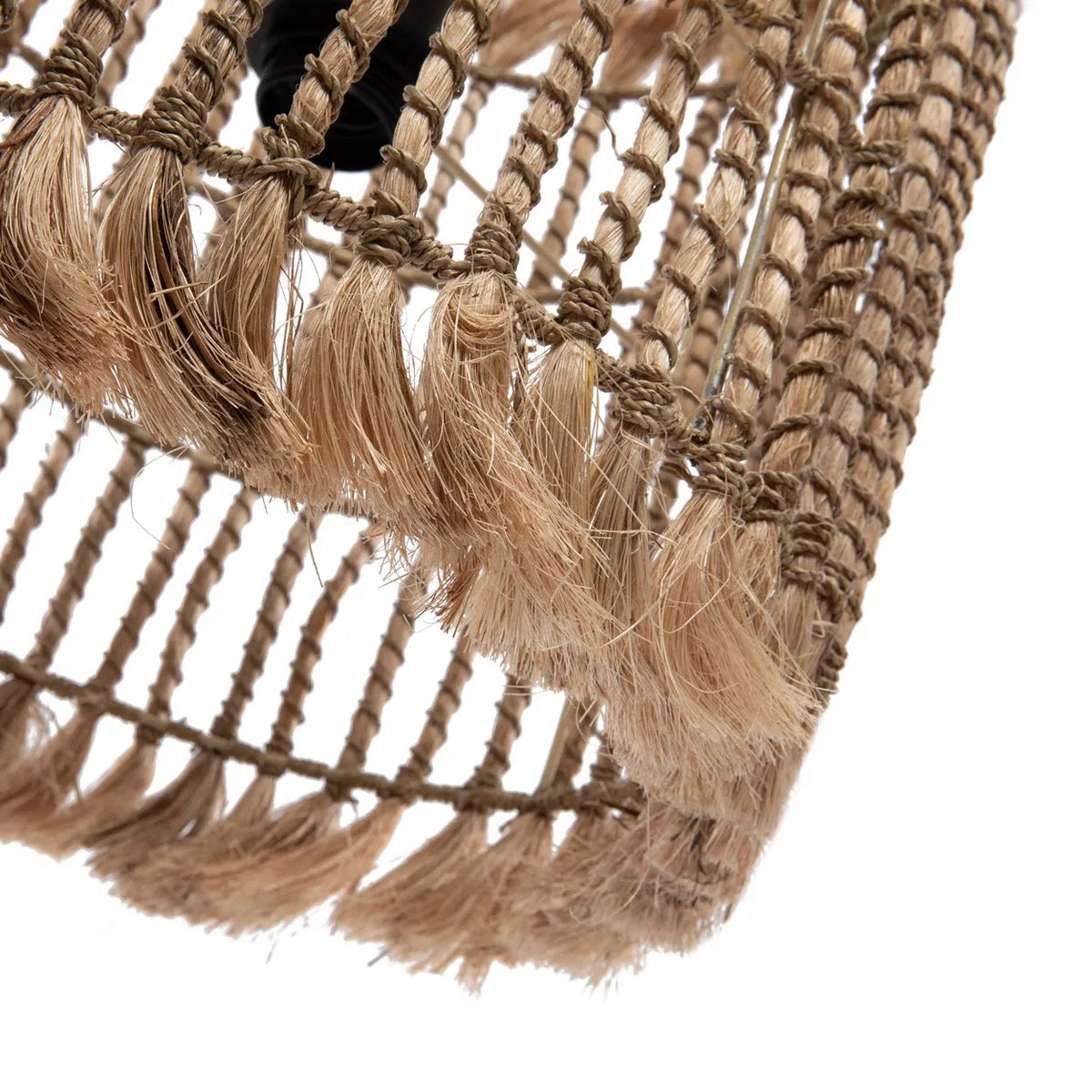Hanglamp Abaca Vogelkooi Hanger - Naturel - M