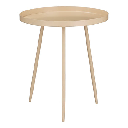 Bijzettafel Metaal Beige - H44 x Ø40 cm