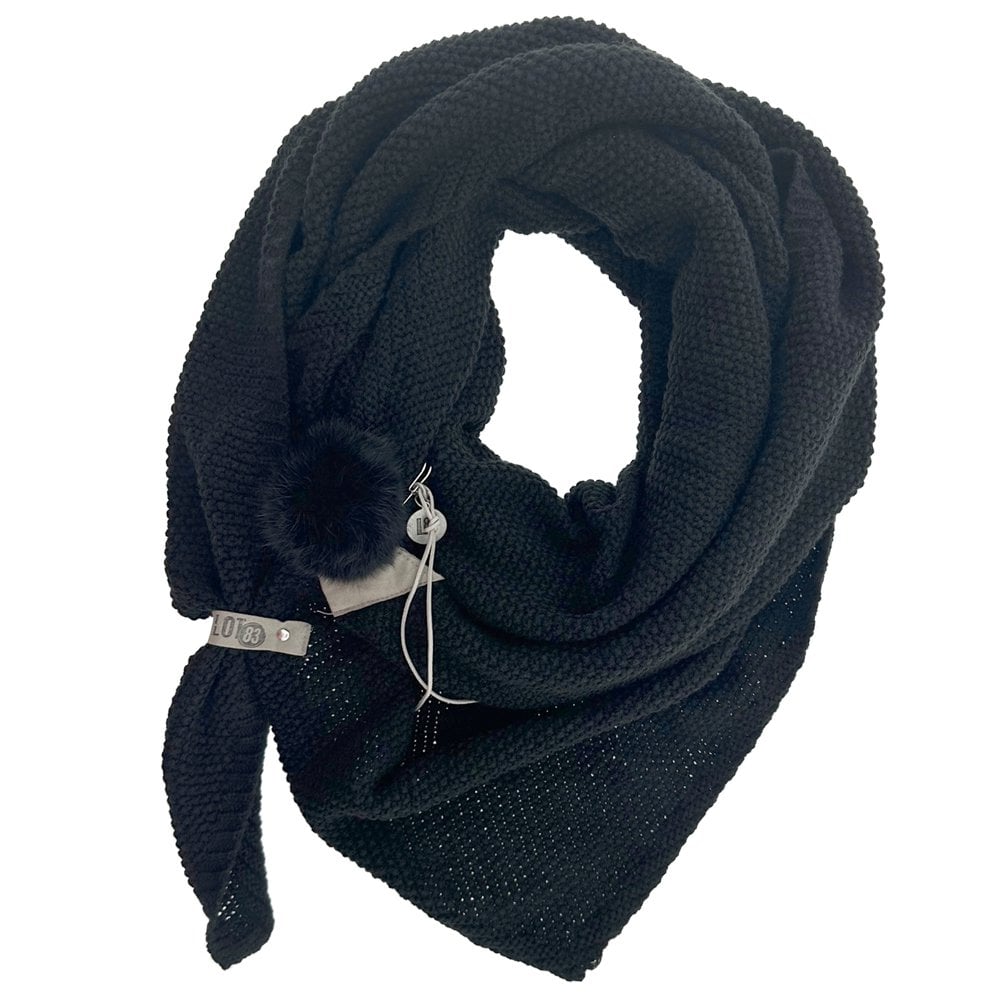Omslagdoek Jo - Zwart