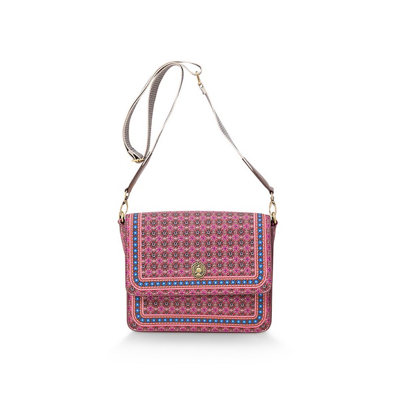 Cross Body Tas Small Clover roze