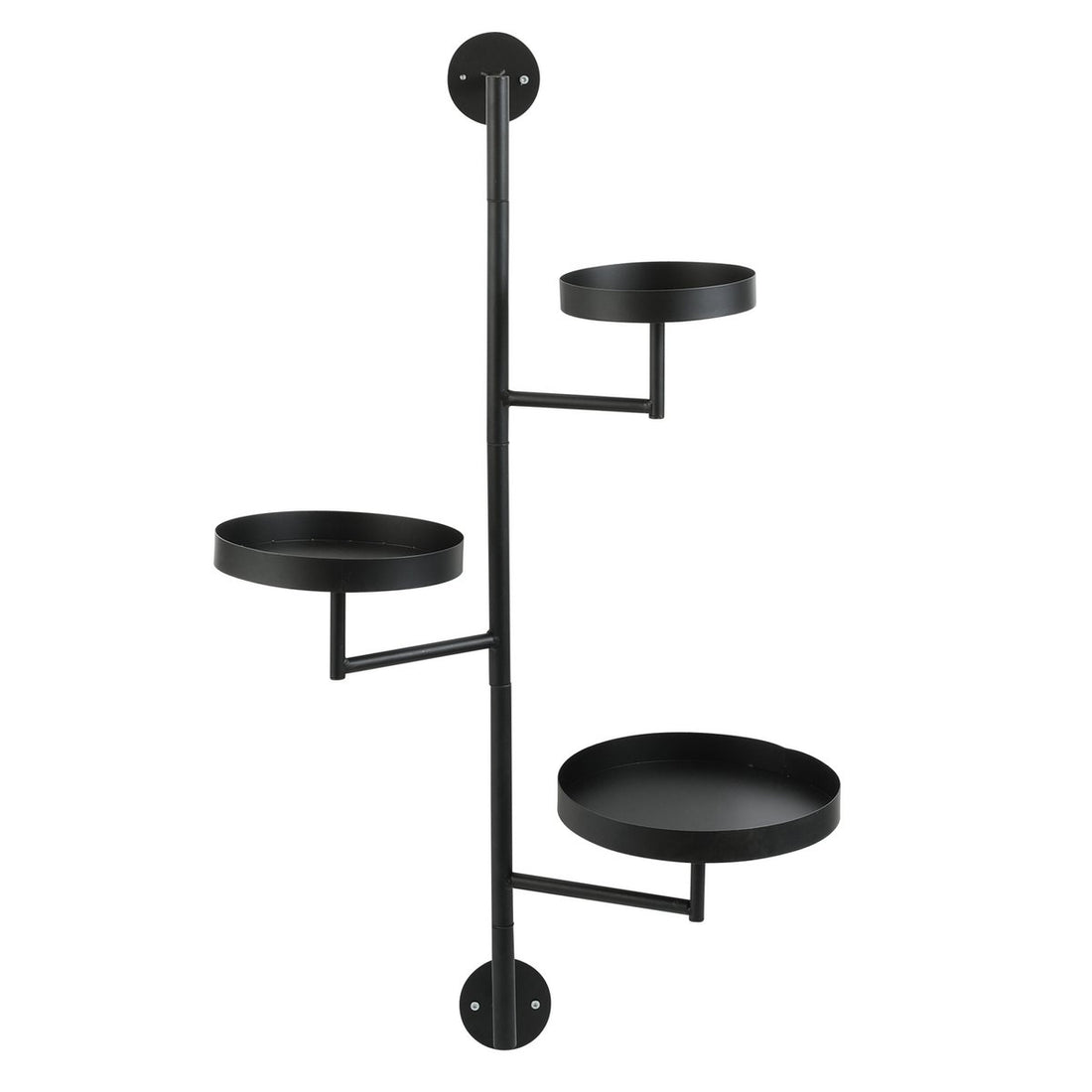 Wandrek Metaal Zwart Perry - L30 x B23 x H80 cm