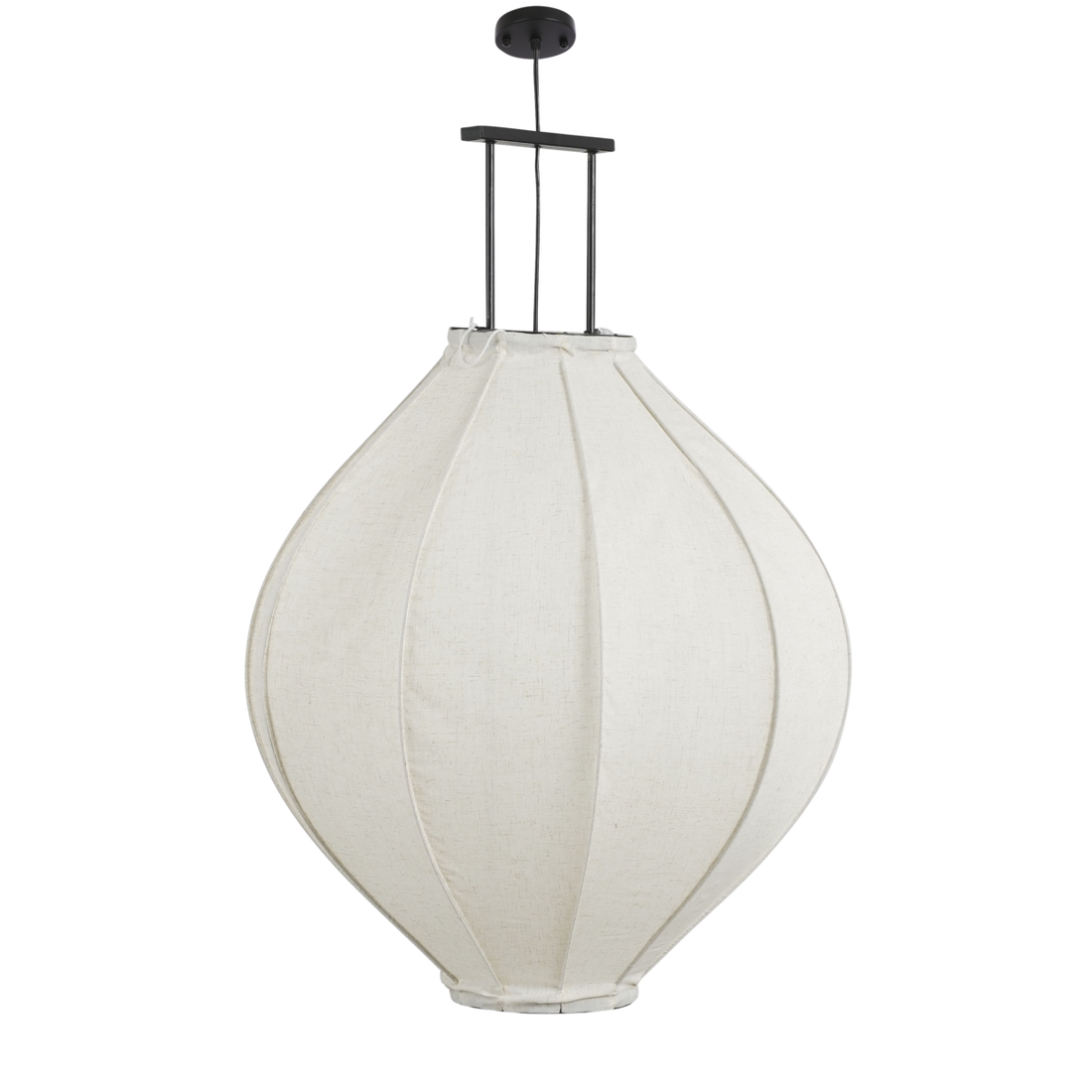 Hanglamp Linnen Pego - H94 x Ø70 cm - Linnen - Off White