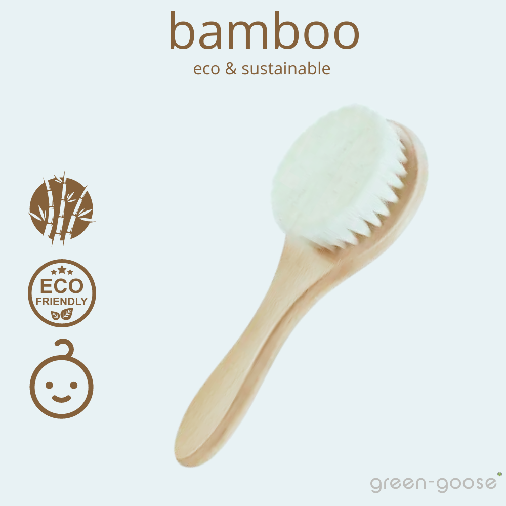 Baby natuurlijk Bamboe Haarverzorgingspakket in Toilettas