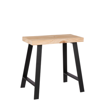 Plano Kruk Vurenhout- L46 x B32 x H46 cm - Lichtbruin