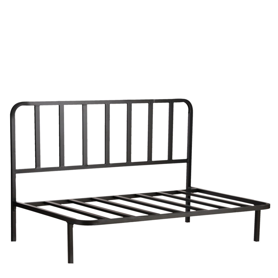 Loungebank Zwart Celo - L122 x B83 x H78 cm - Metaal - Zwart