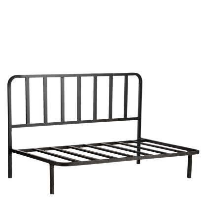Loungebank Zwart Celo - L122 x B83 x H78 cm - Metaal - Zwart