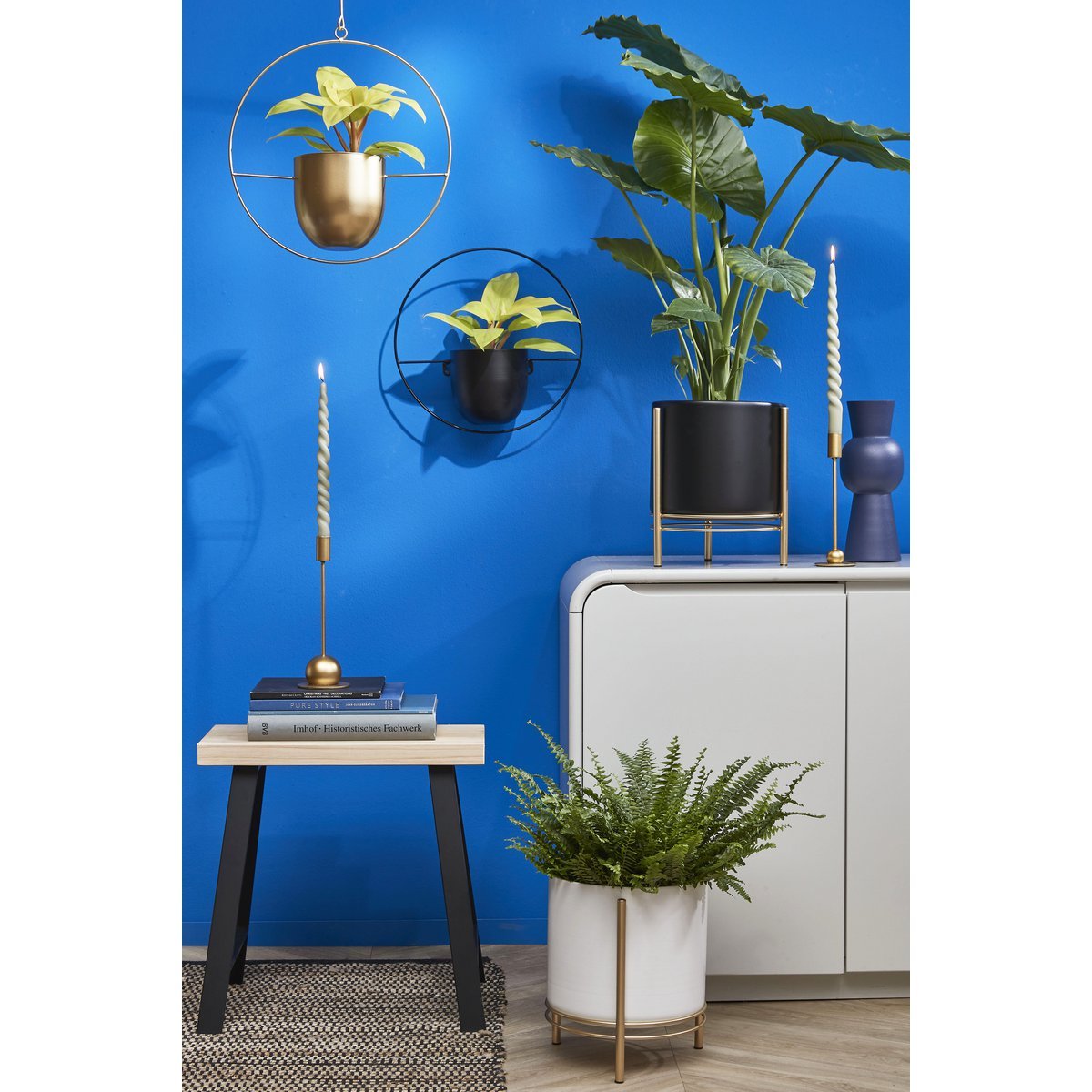 Plano Kruk Vurenhout- L46 x B32 x H46 cm - Lichtbruin