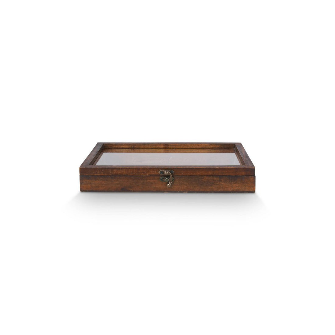 Herinneringendoos bruin hout smal