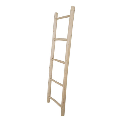 Decoratieladder teakhout