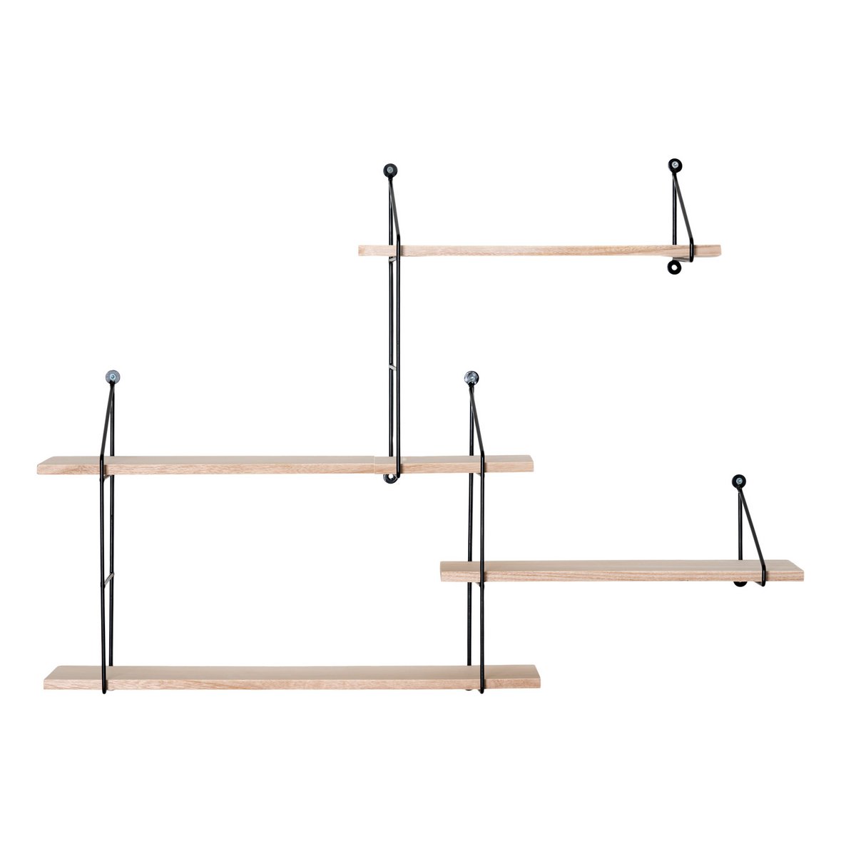 Wandrek met 4 planken