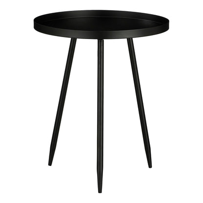 Bijzettafel Zwart Metaal Flores H49 x Ø42 cm