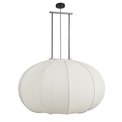 Hanglamp Linnen Pego- H94 x Ø83 cm - Linnen - Off White