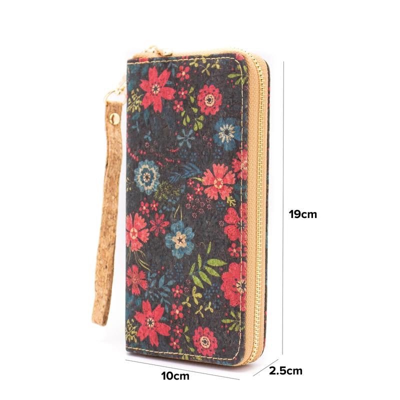 Dames Portemonnee natuurlijk kurk| Mandala