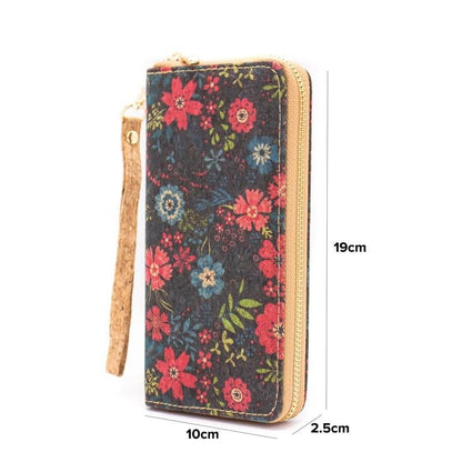 Dames Portemonnee natuurlijk kurk| Mandala