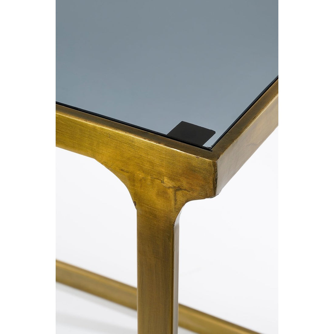 Bijzettafel Kevin - Set van 2 - L48 x B37 x H52 cm - Metaal - Goud