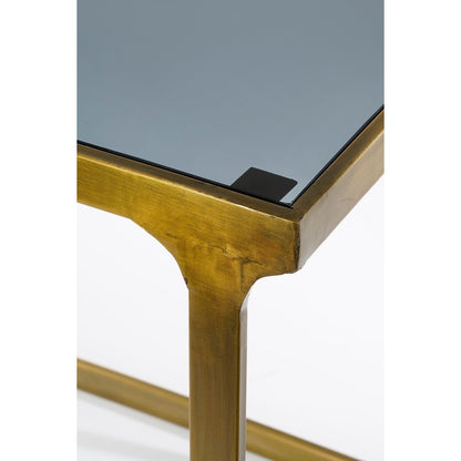 Bijzettafel Kevin - Set van 2 - L48 x B37 x H52 cm - Metaal - Goud