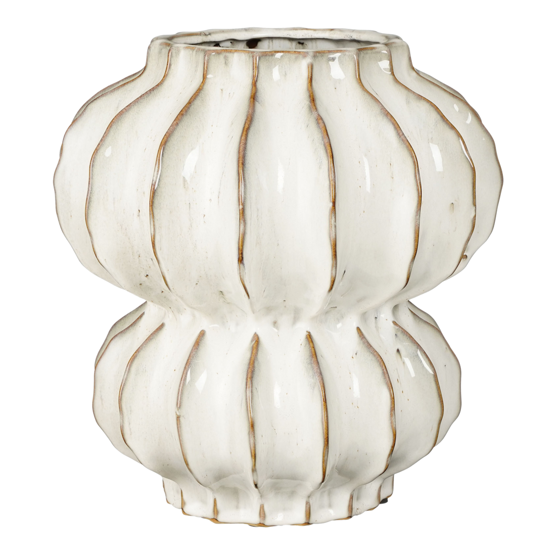 Vaas Altea - H35 x Ø33 cm - Keramiek - Off White