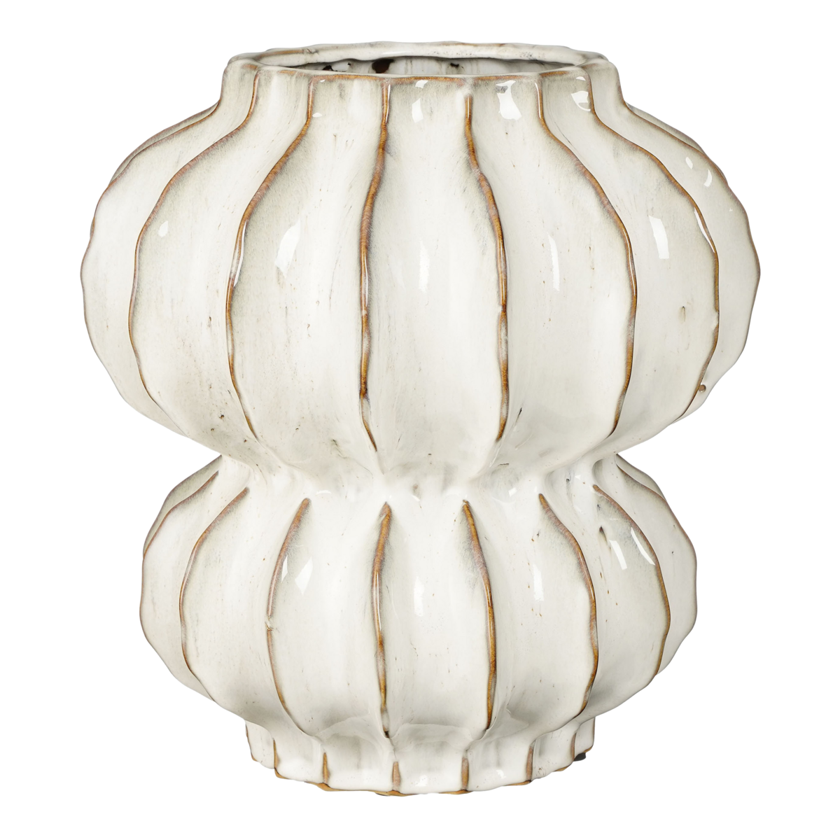 Vaas Altea - H35 x Ø33 cm - Keramiek - Off White