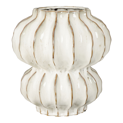 Vaas Altea - H35 x Ø33 cm - Keramiek - Off White