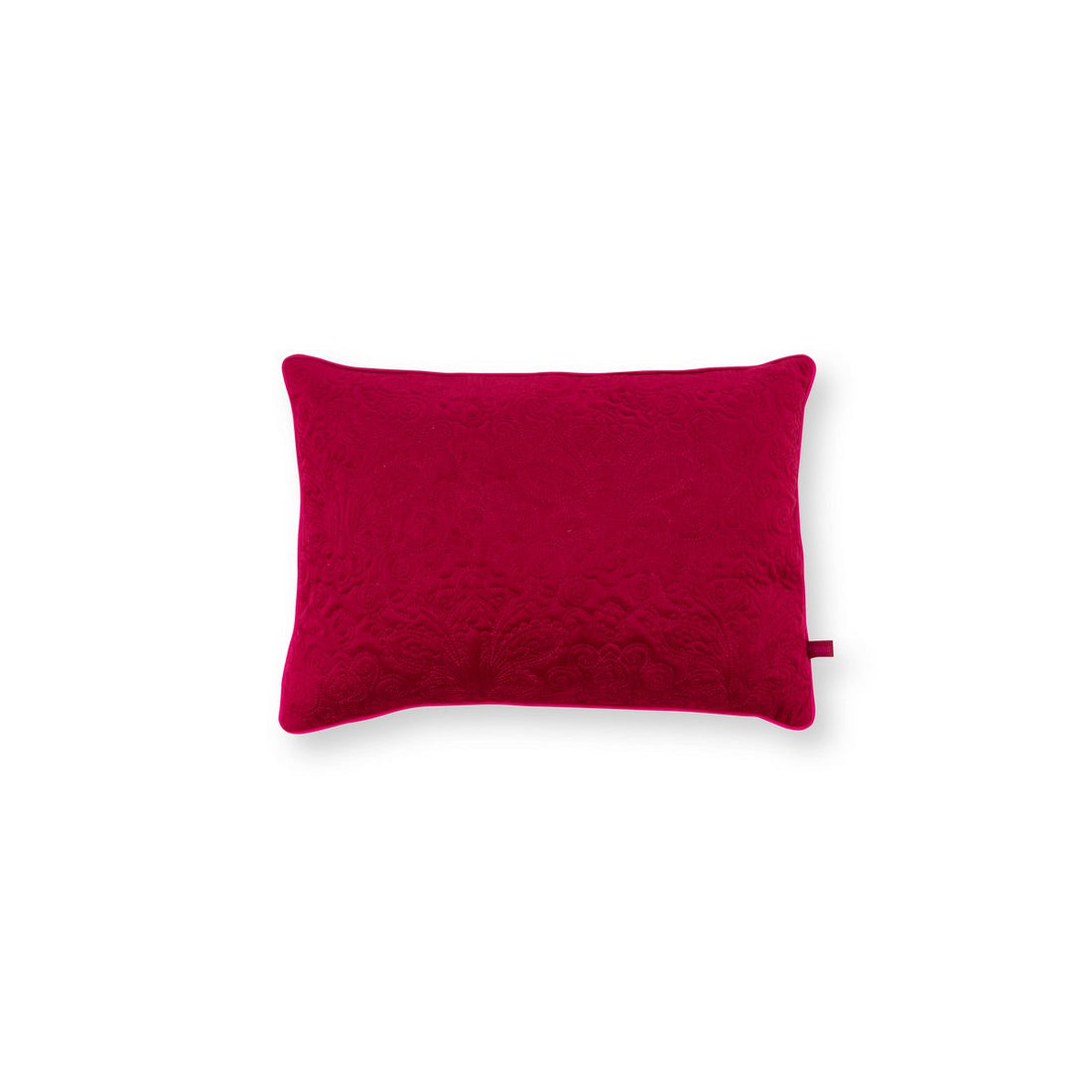 Kussen donker roze rood