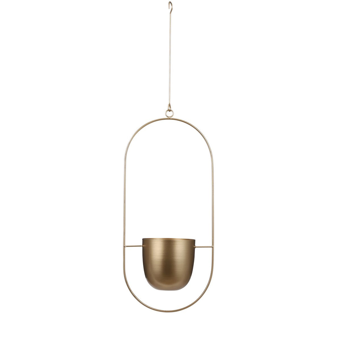Bloempot Hangend Goud- L24 x B14 x H83 cm - Dexter