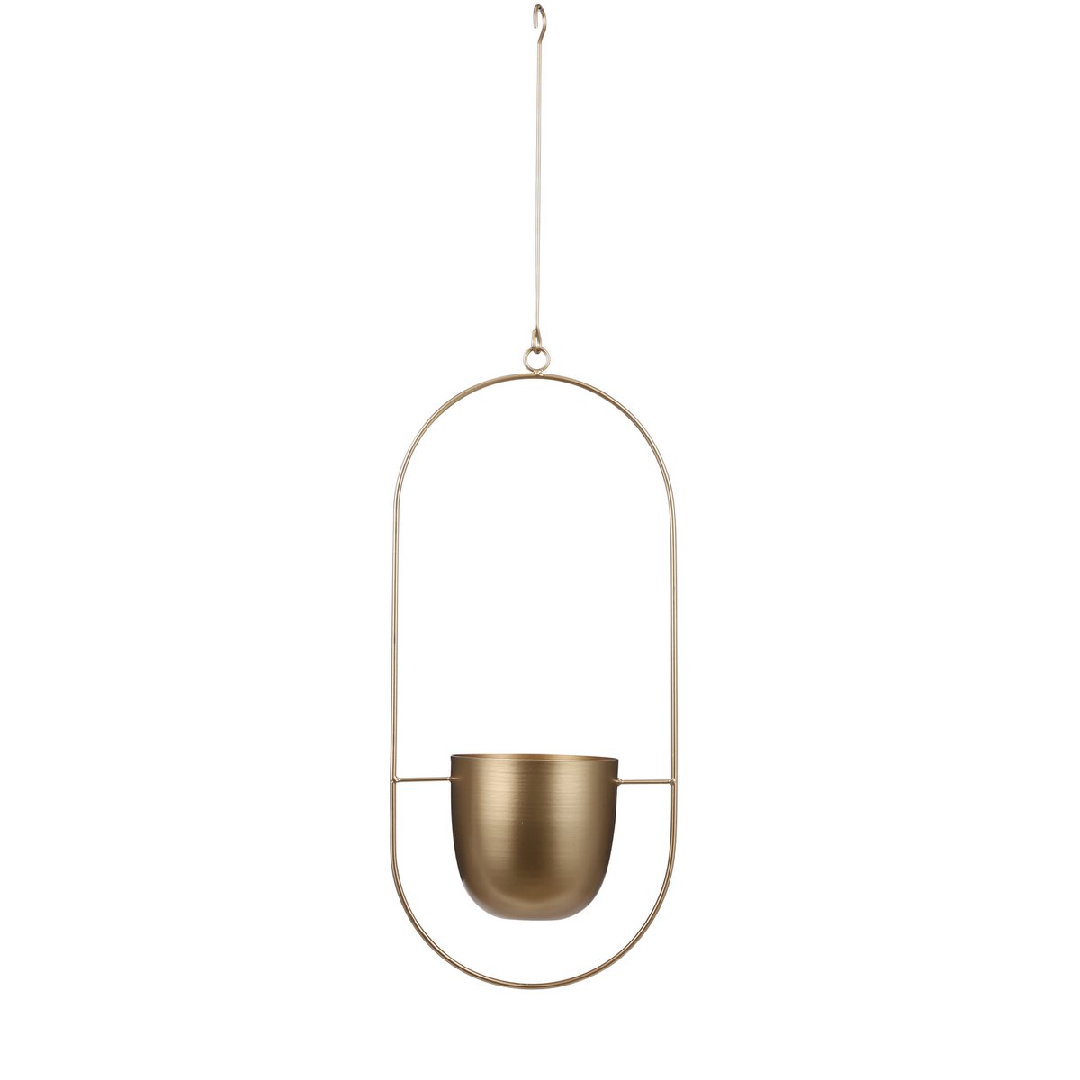 Bloempot Hangend Goud- L24 x B14 x H83 cm - Dexter