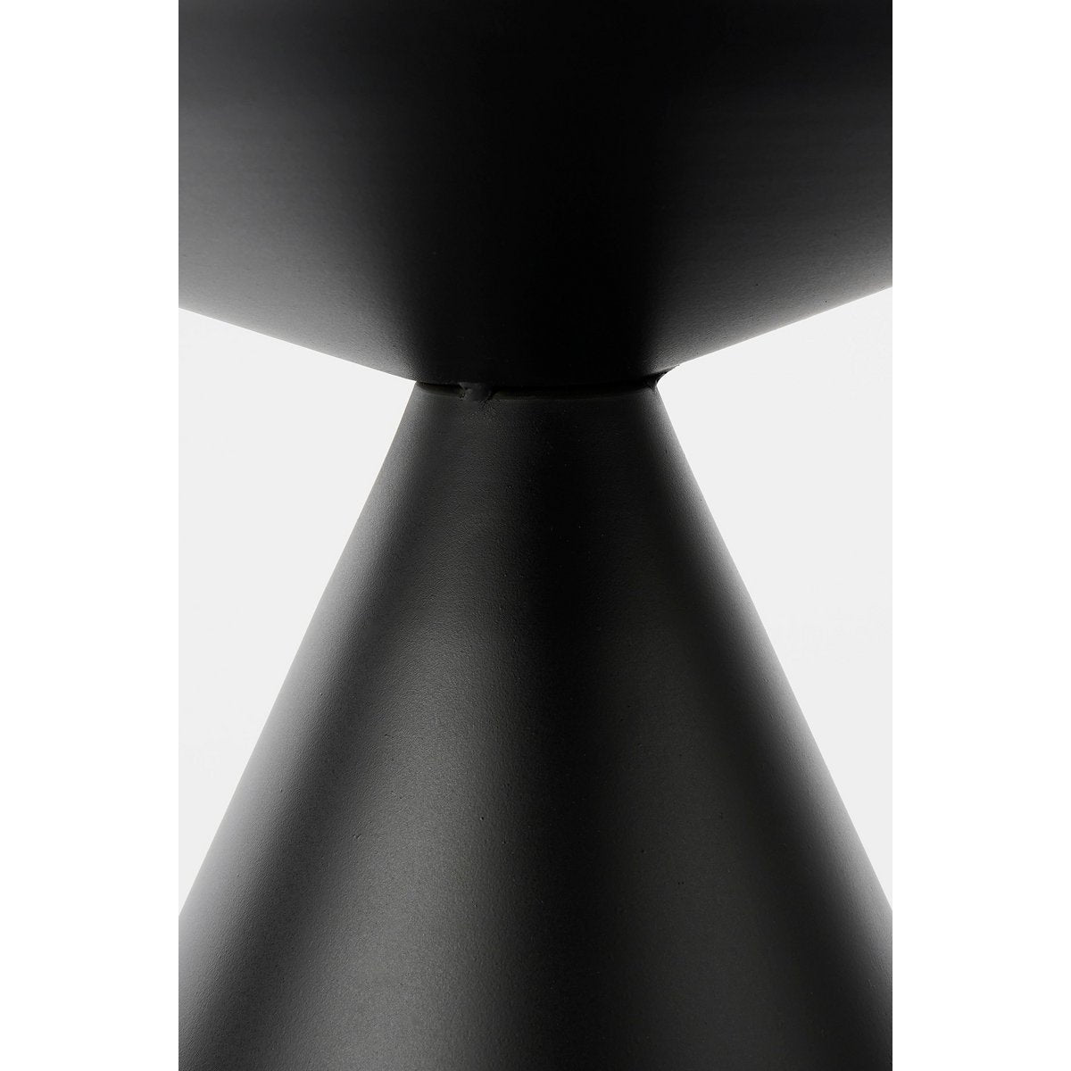 Bijzettafel - Metaal - Zwart H42 x Ø60 cm