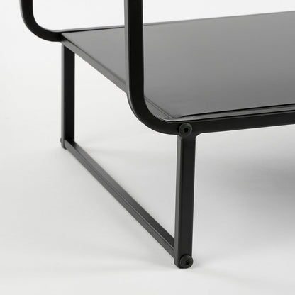 Salontafel Metaal Zwart - L110 x B38 x H50 cm - Jules