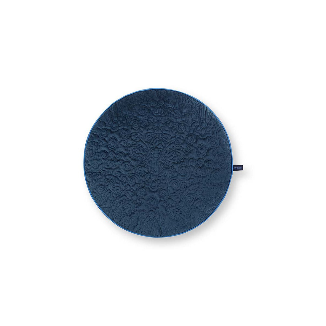 Kussen rond Blauw 40cm