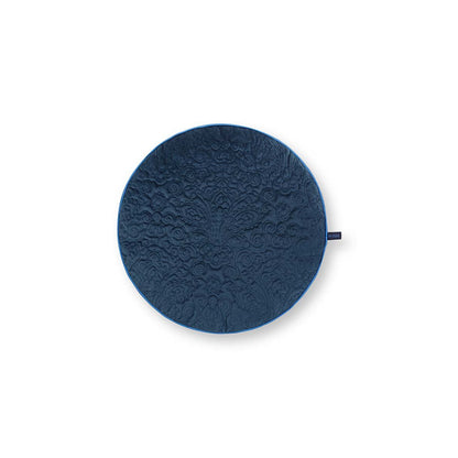 Kussen rond Blauw 40cm