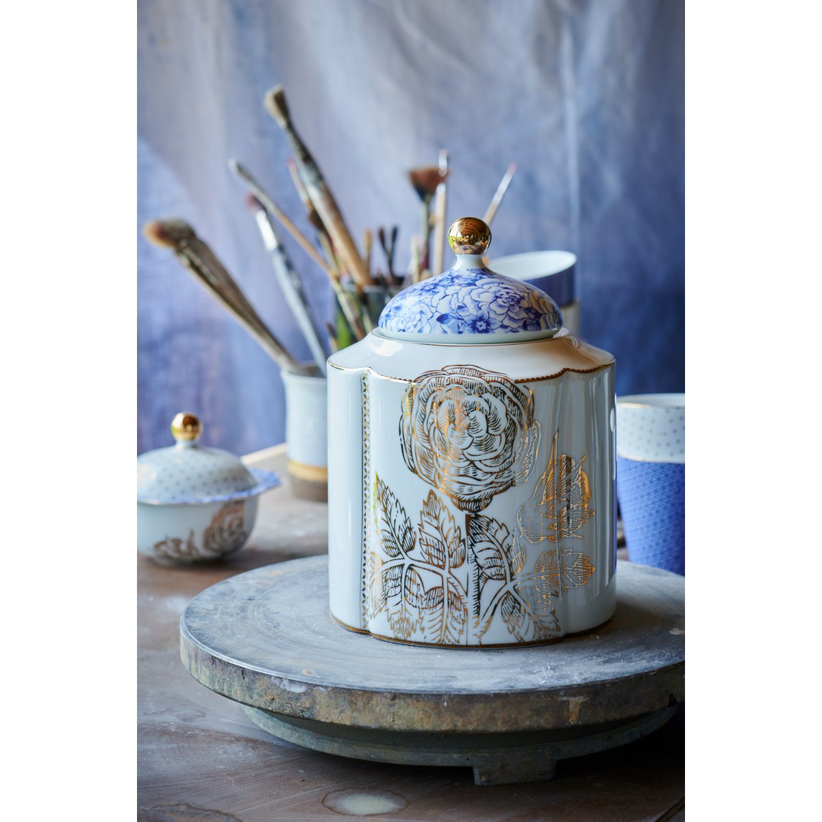 Voorraadpot Medium Royal Wit