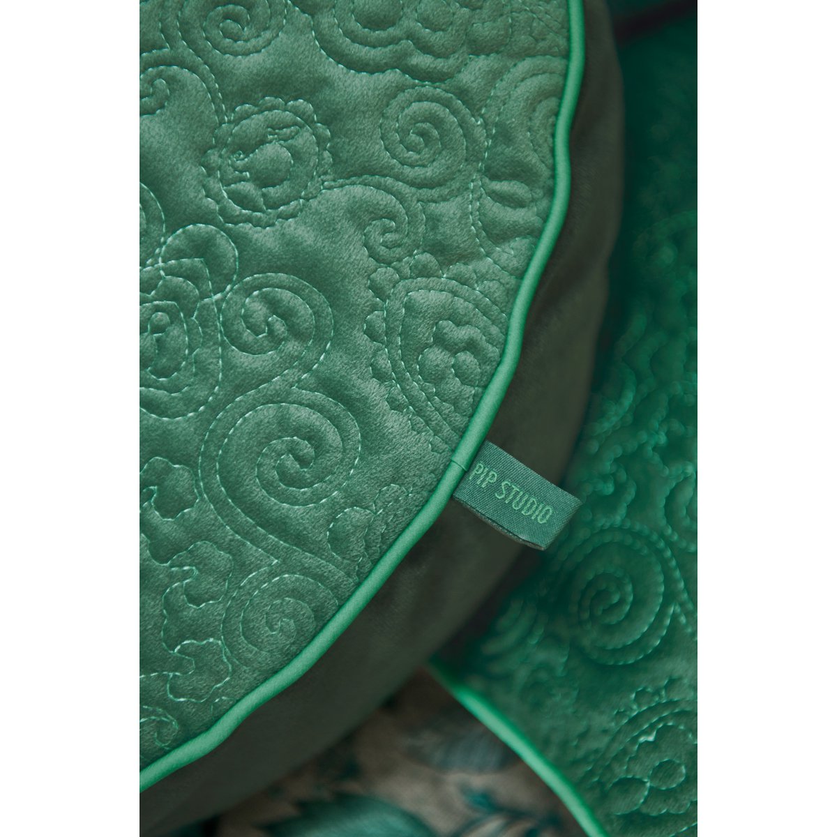 Kussen Rond Groen 40cm