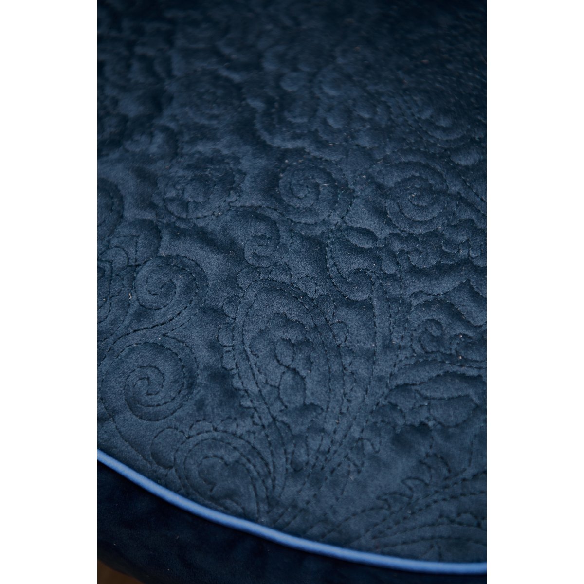 Kussen rond Blauw 40cm