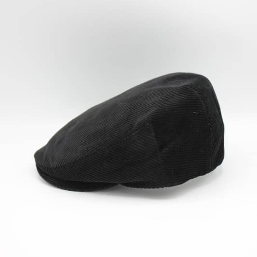Rib stof Ivy pet zwart