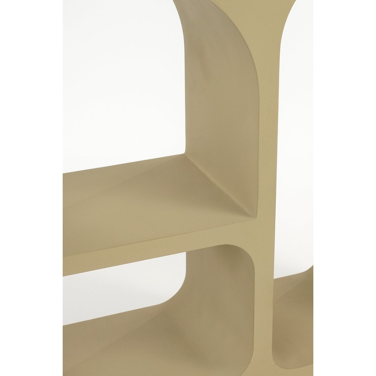 Wandkast Taupe Frati - L40 x B15 x H40 cm - MDF - FSC 100% - Taupe