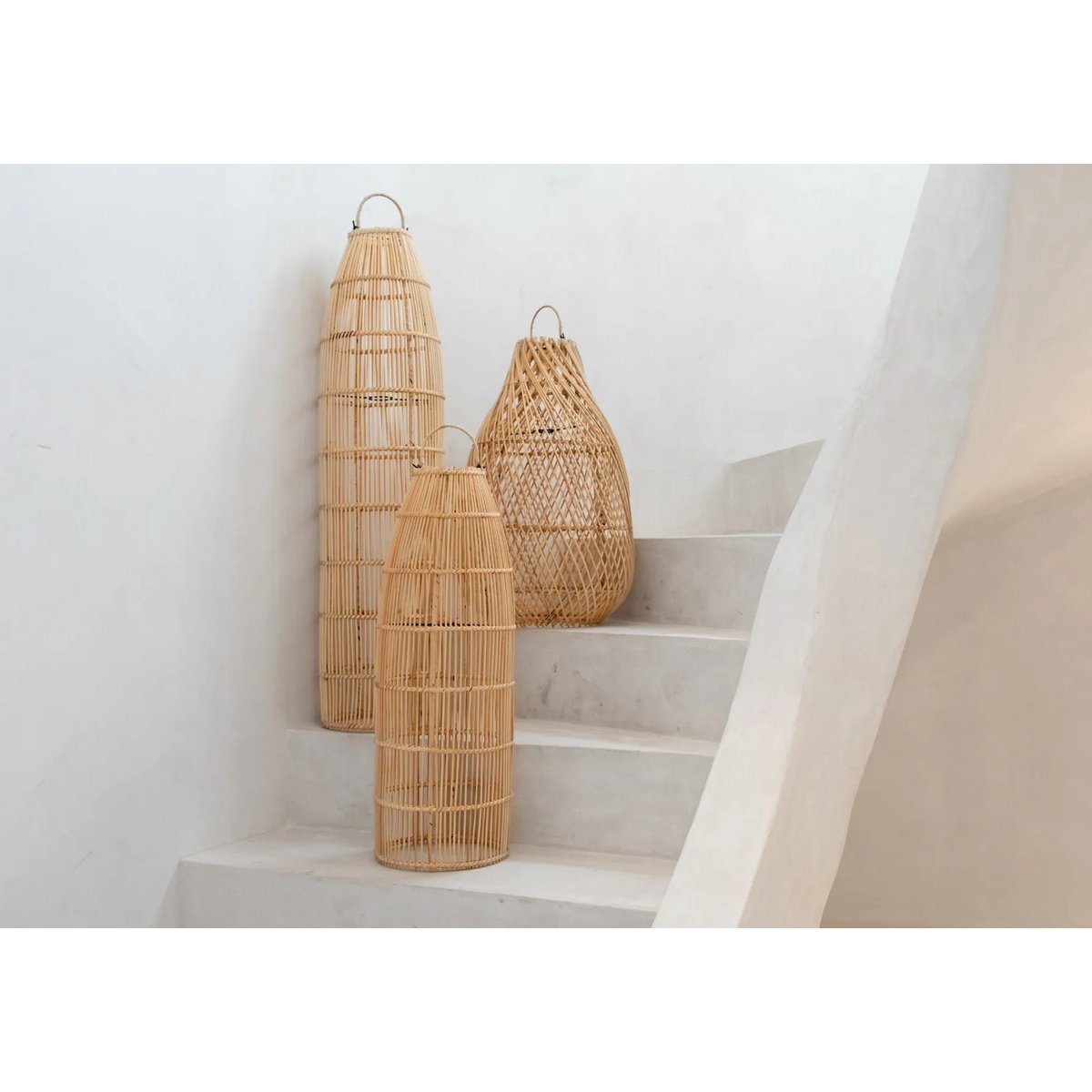 Hanglamp Fish Trap-hanger - Naturel - L
