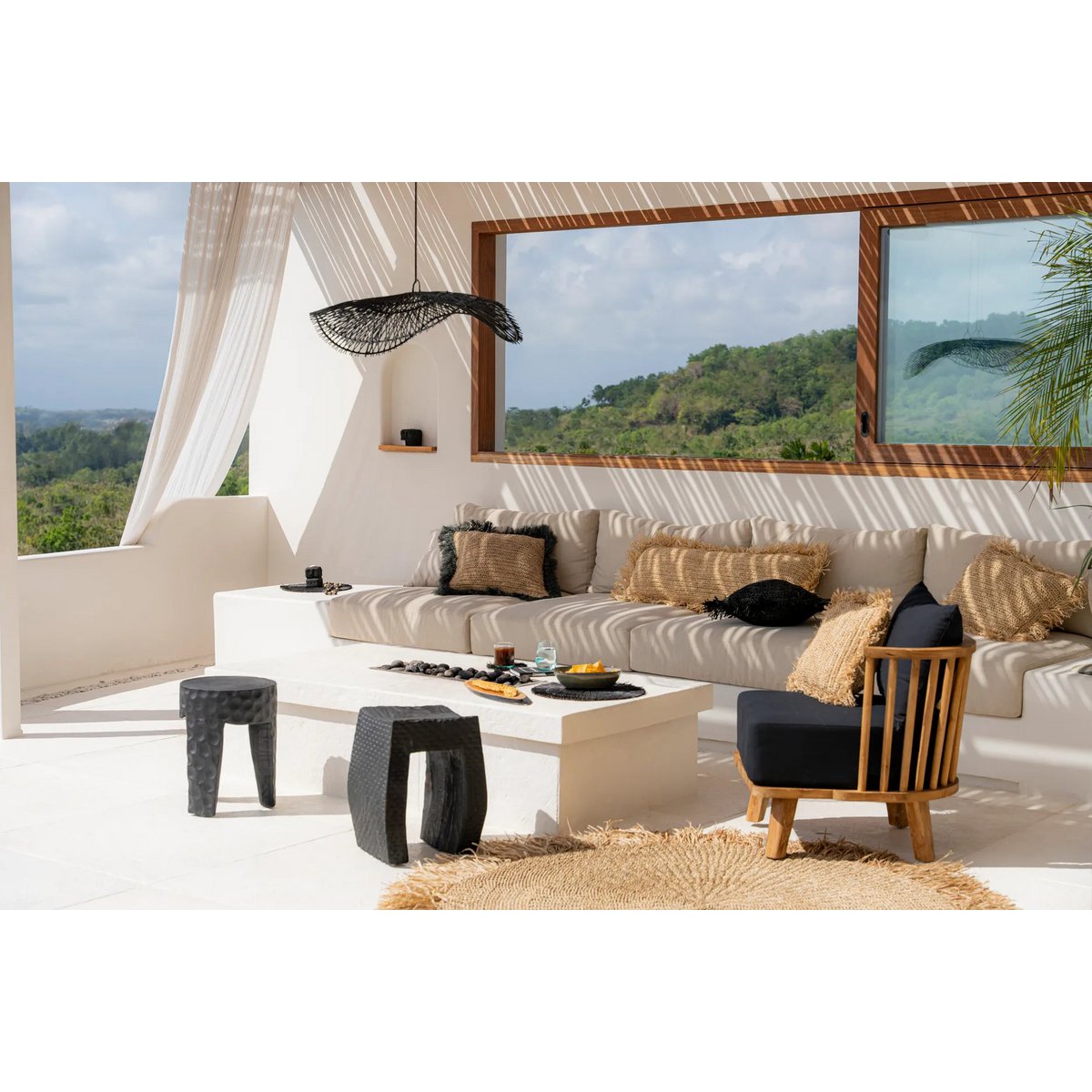 Hanglamp Chapeau  - Zwart - L