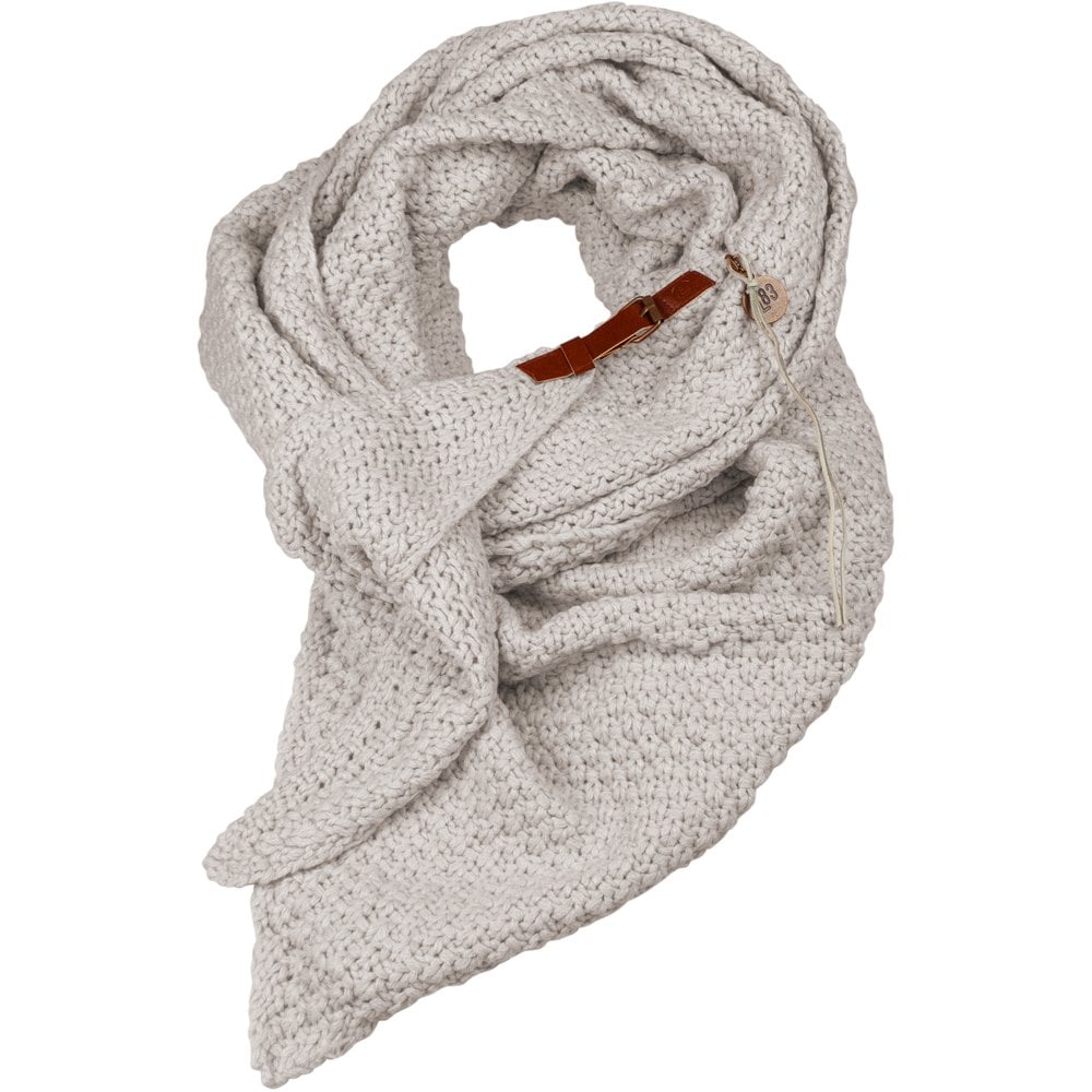 Gebreide omslagdoek Lot Off White