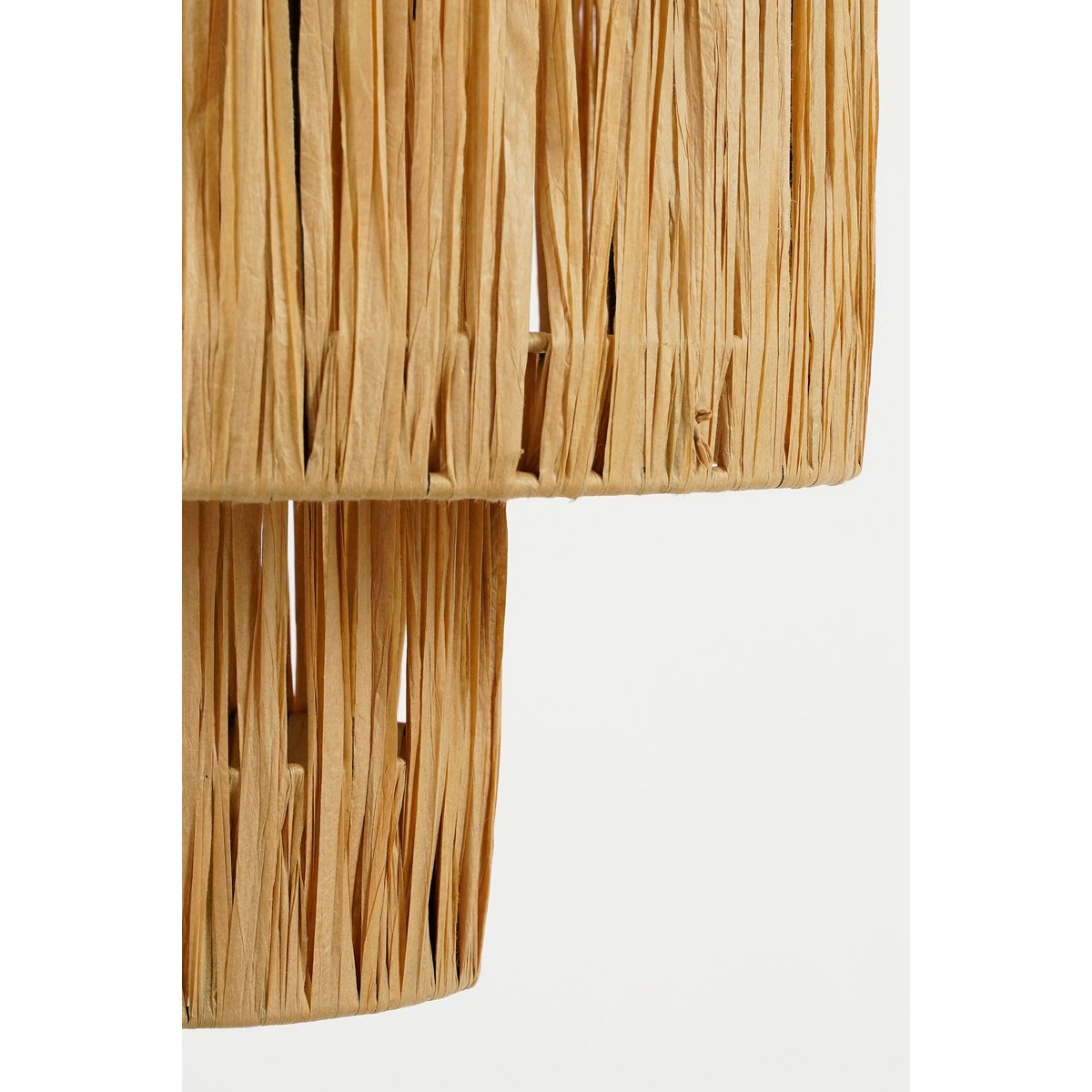 Hanglamp Elisa - H30 x Ø35 cm - Raffia - Lichtbruin