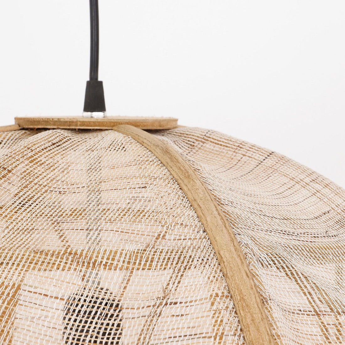 Hanglamp Linnen Pella  - H44 x Ø45 cm - Linnen - Beige